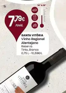 Intermarché Santa vitória - vinho regional alentejano promoção