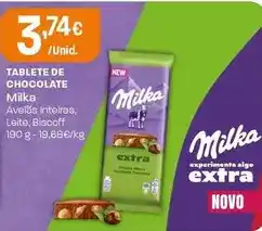 Intermarché Milka - tablete de chocolate promoção