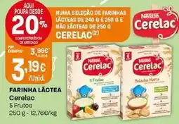 Intermarché Cerelac - farinha lactea promoção