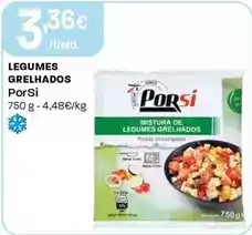 Intermarché Porsi - legumes grelhados promoção