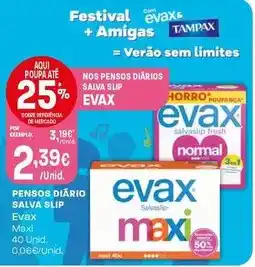 Intermarché Evax - pensos diario salva slip promoção