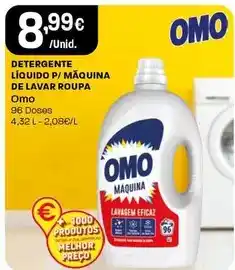 Intermarché Omo - detergente líquido p/ maquina de lavar roupa promoção