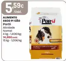 Intermarché Porsi - alimento seco p/ cão promoção