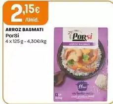 Intermarché Porsi - arroz basmati promoção