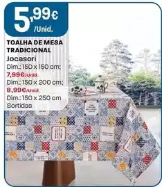Intermarché Jocasori - toalha de mesa tradicional promoção