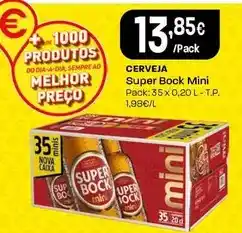 Intermarché Super bock mini - cerveja promoção