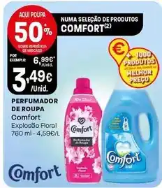 Intermarché Comfort - perfumador de roupa promoção
