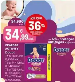 Intermarché Dodot - fraldas activity promoção
