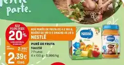 Intermarché Nestle - pure de fruta promoção
