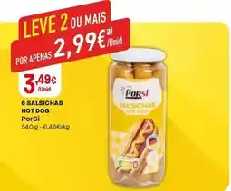 Intermarché Porsi - 6 salsichas hot dog promoção