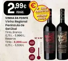 Intermarché Vinha da fonte - vinho regional península de setúbal promoção
