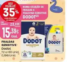 Intermarché Dodot - fraldas sensitive promoção