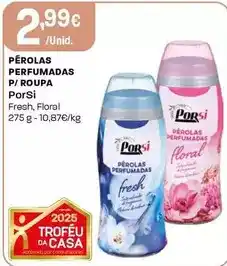 Intermarché Porsi - pérolas perfumadas p/ roupa promoção