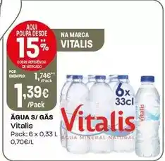 Intermarché Vitalis - água s/gas promoção