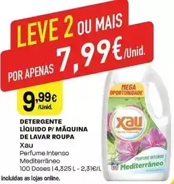 Intermarché Xau - detergente líquido p/maquina de lavar roupa promoção