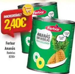 Belita Ferbar Ananás Rodelas promoção