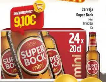 Belita Cerveja Super Bock promoção