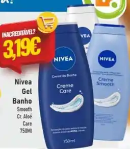 Belita Nivea Gel Banho promoção