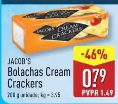ALDI Bolachas cream crackers promoção