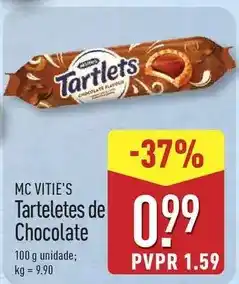 ALDI Mc vitie`s - tarteletes de chocolate promoção