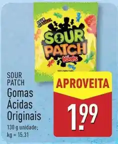 ALDI Gomas acidas originais promoção