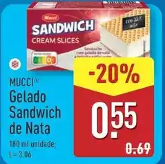 ALDI com - gelado sandwich de nata promoção