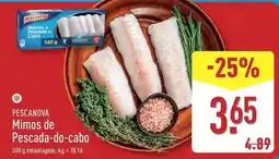 ALDI Pescanova - mimos de pescada-do-cabo promoção