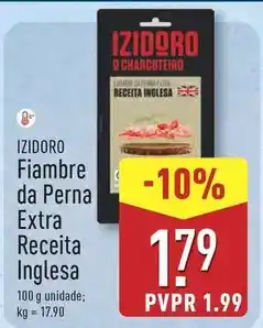 ALDI Izidoro - fiambre da perna extra receita inglesa promoção