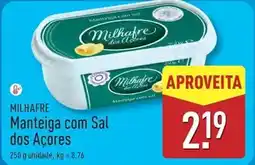 ALDI Milhafre - manteiga com sal dos açores promoção