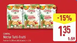 ALDI Compal - néctar tutti-frutti promoção