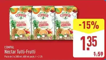 ALDI Compal - néctar tutti-frutti promoção