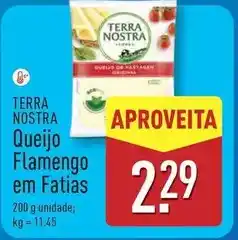 ALDI Terra nostra - queijo flamengo em fatias promoção