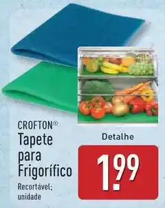 ALDI Tapete para frigorifico promoção