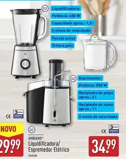 ALDI A+ - liquidificadora/ espremento elétrico promoção