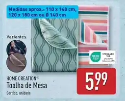 ALDI Home creation - toalha de mesa promoção