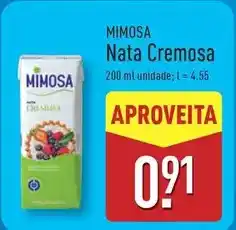 ALDI Mimosa - nata cremosa promoção