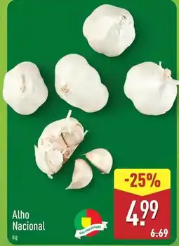 ALDI Nacional - alho promoção