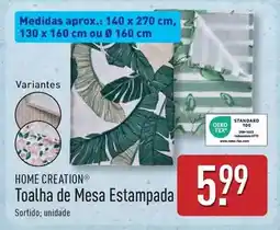 ALDI Home creation - toalha de mesa estampada promoção