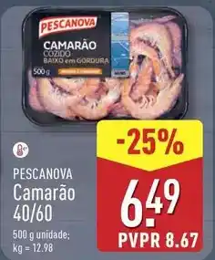 ALDI Pescanova - camarão promoção