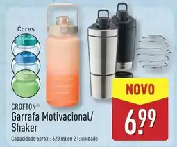 ALDI Garrafa motivacional shaker promoção