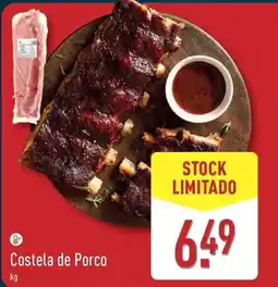 ALDI Costela de porco promoção