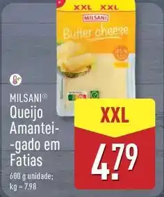 ALDI Xxl - queijo amantei-gado em fatias promoção