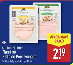 ALDI Fiambre/ peito de peru fumado promoção