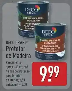 ALDI Madeira - protetor de madeira promoção
