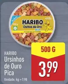 ALDI Haribo - ursinhos de ouro pica promoção