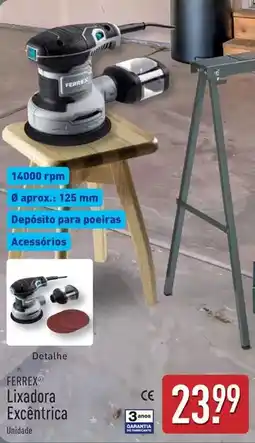 ALDI Ferrex - lijadora excentrica promoção