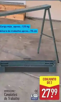 ALDI Cavaletes de trabajo promoção
