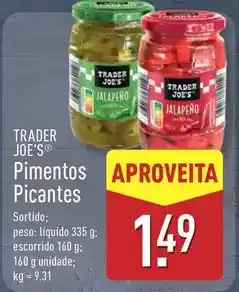 ALDI Pimentos picantes promoção