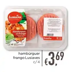 Bolama hambúrguer frango Lusiaves promoção