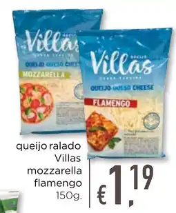 Bolama queijo ralado Villas mozzarella flamengo promoção